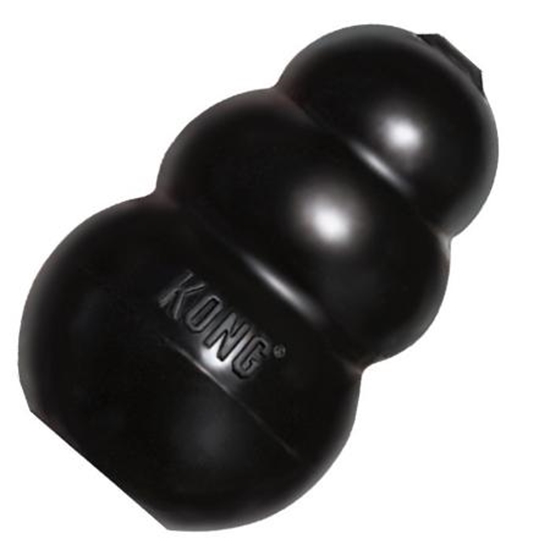 Picture of KONG Extreme Dog Toy - Toughest Natural Rubber Black